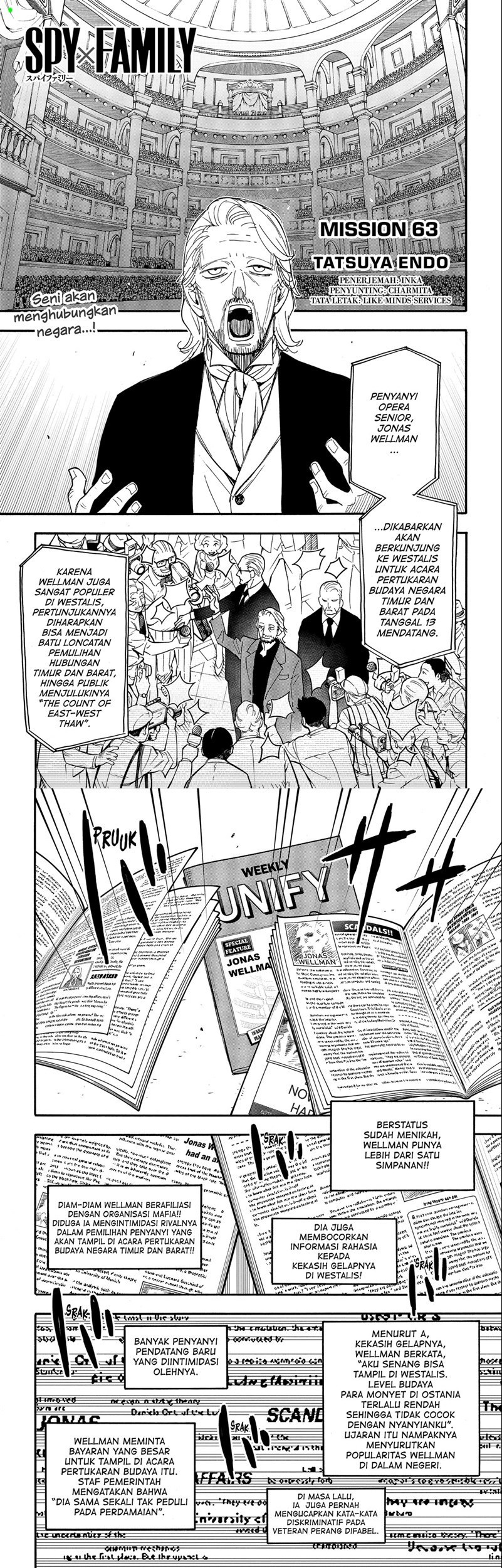 Komik Spy X Family Chapter 63 gambar 1