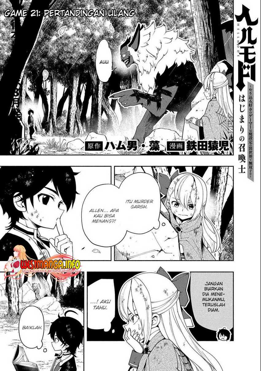Manga Hell Mode: Yarikomi Suki no Gamer wa Hai Settei no Isekai de Musou Suru Chapter 21 gambar 2