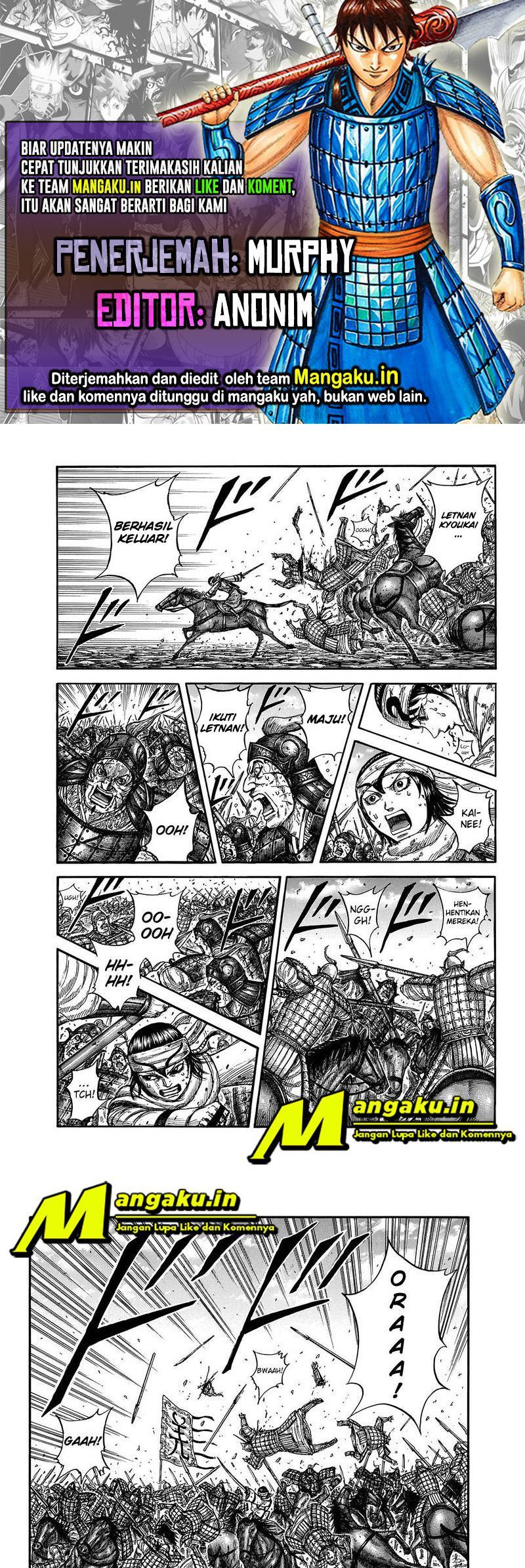 Komik Kingdom Chapter 722 gambar 1