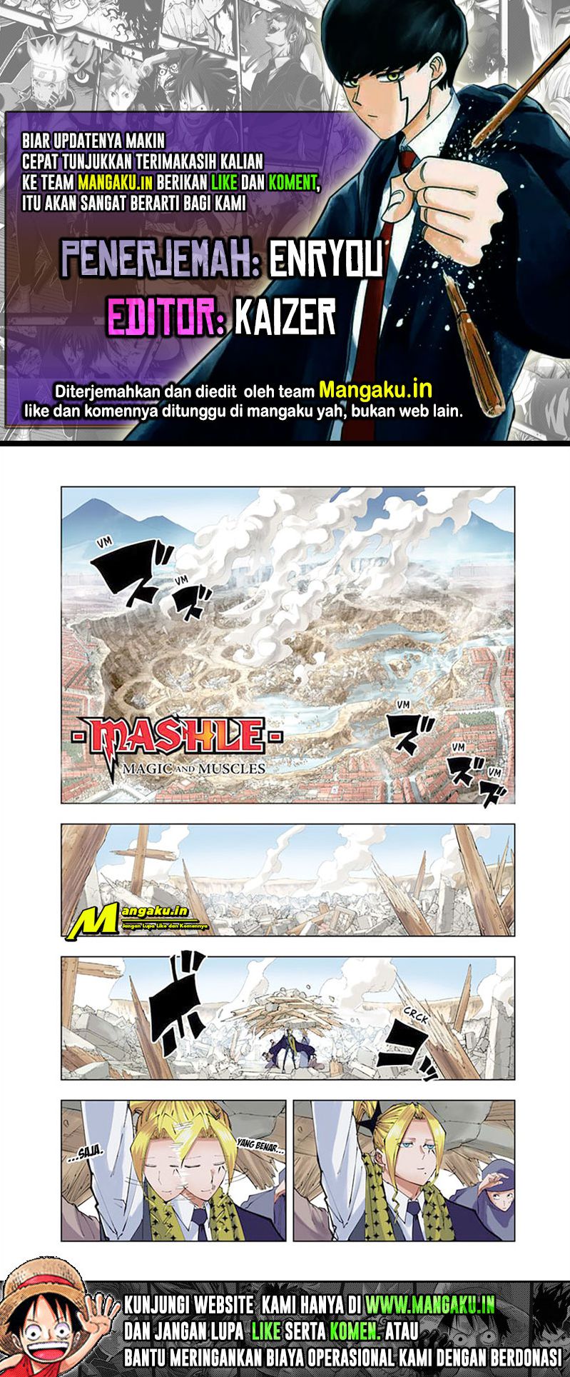 Komik Mashle: Magic and Muscles Chapter 114 gambar 1