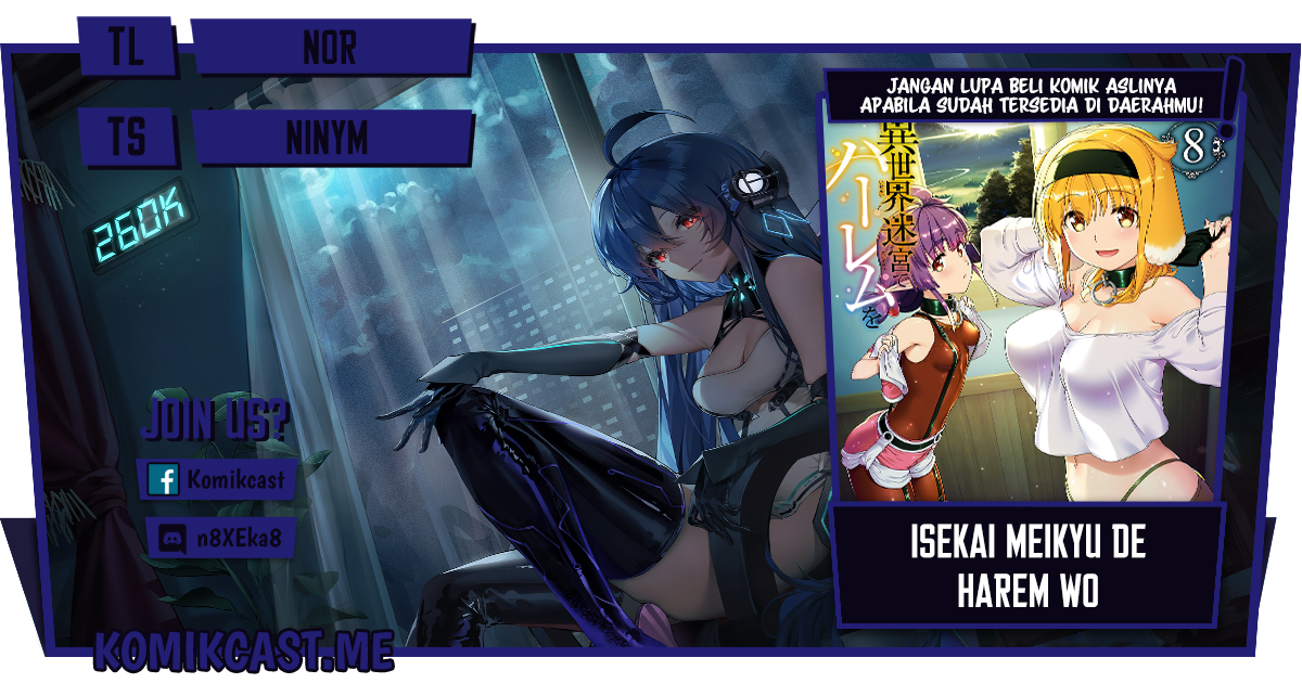 Komik Isekai Meikyuu de Harem wo Chapter 59 gambar 1