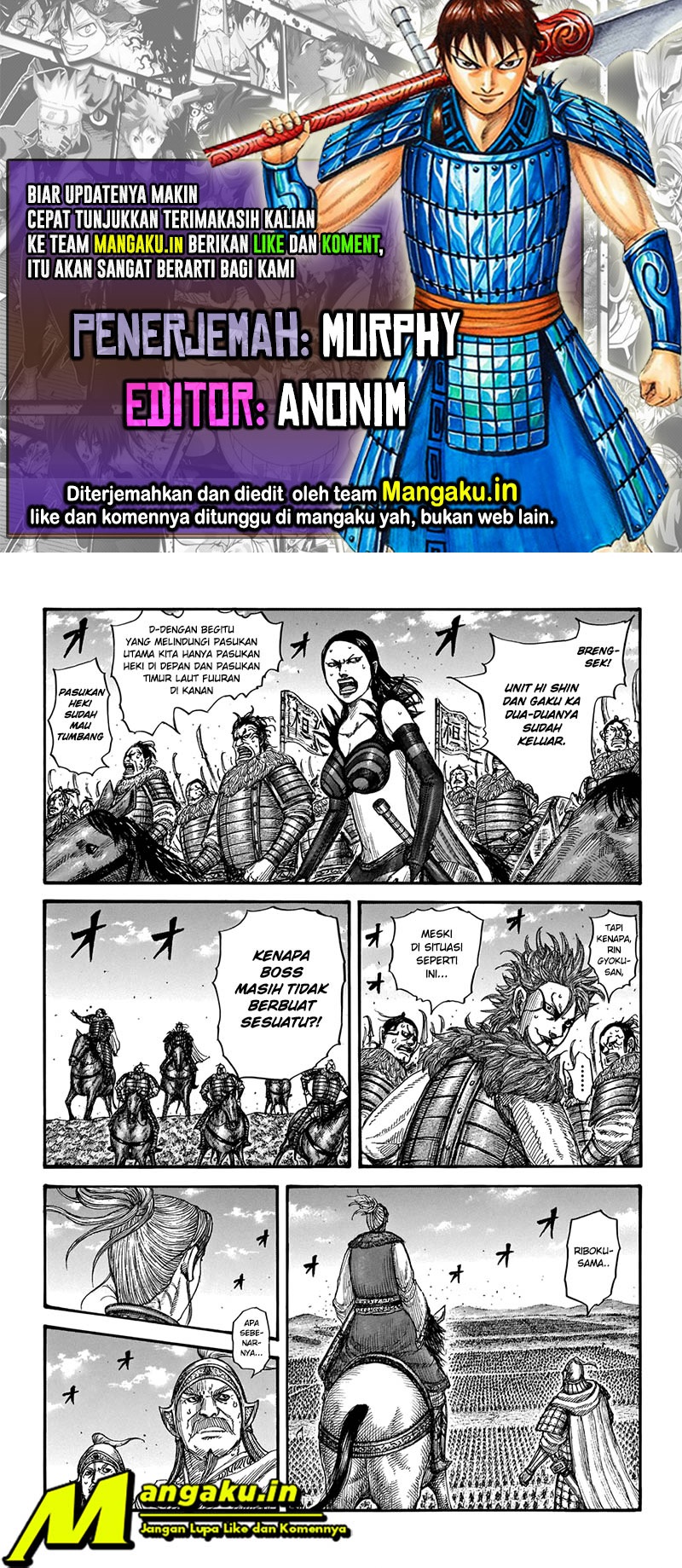 Komik Kingdom Chapter 724 gambar 1