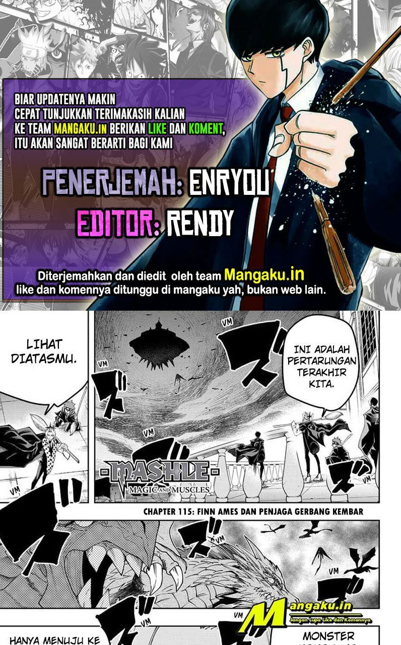 Komik Mashle: Magic and Muscles Chapter 115 gambar 1