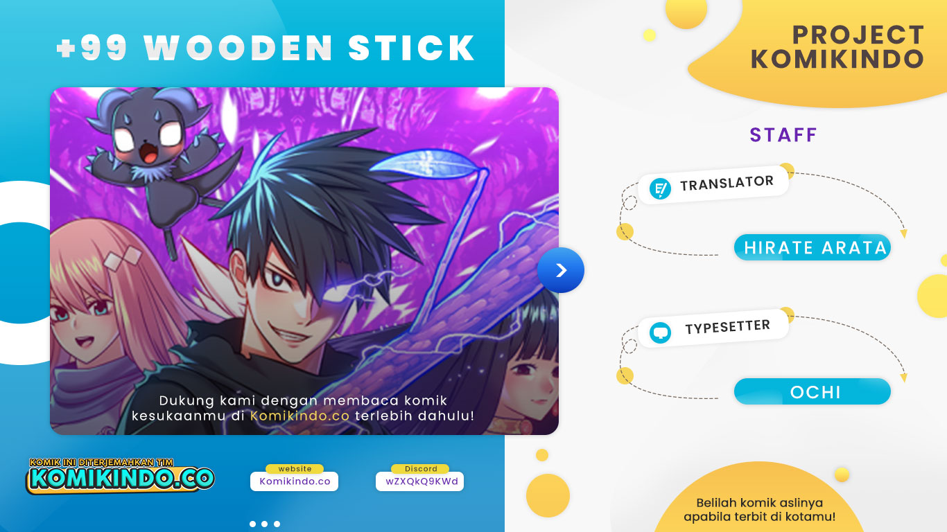 Komik +99 Wooden Stick Chapter 23 gambar 1