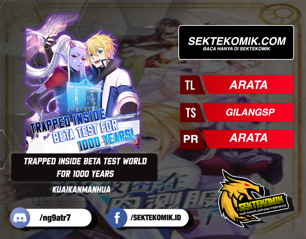 Komik Trapped Inside the Beta Test World for 1000 Years Chapter 14 gambar 1