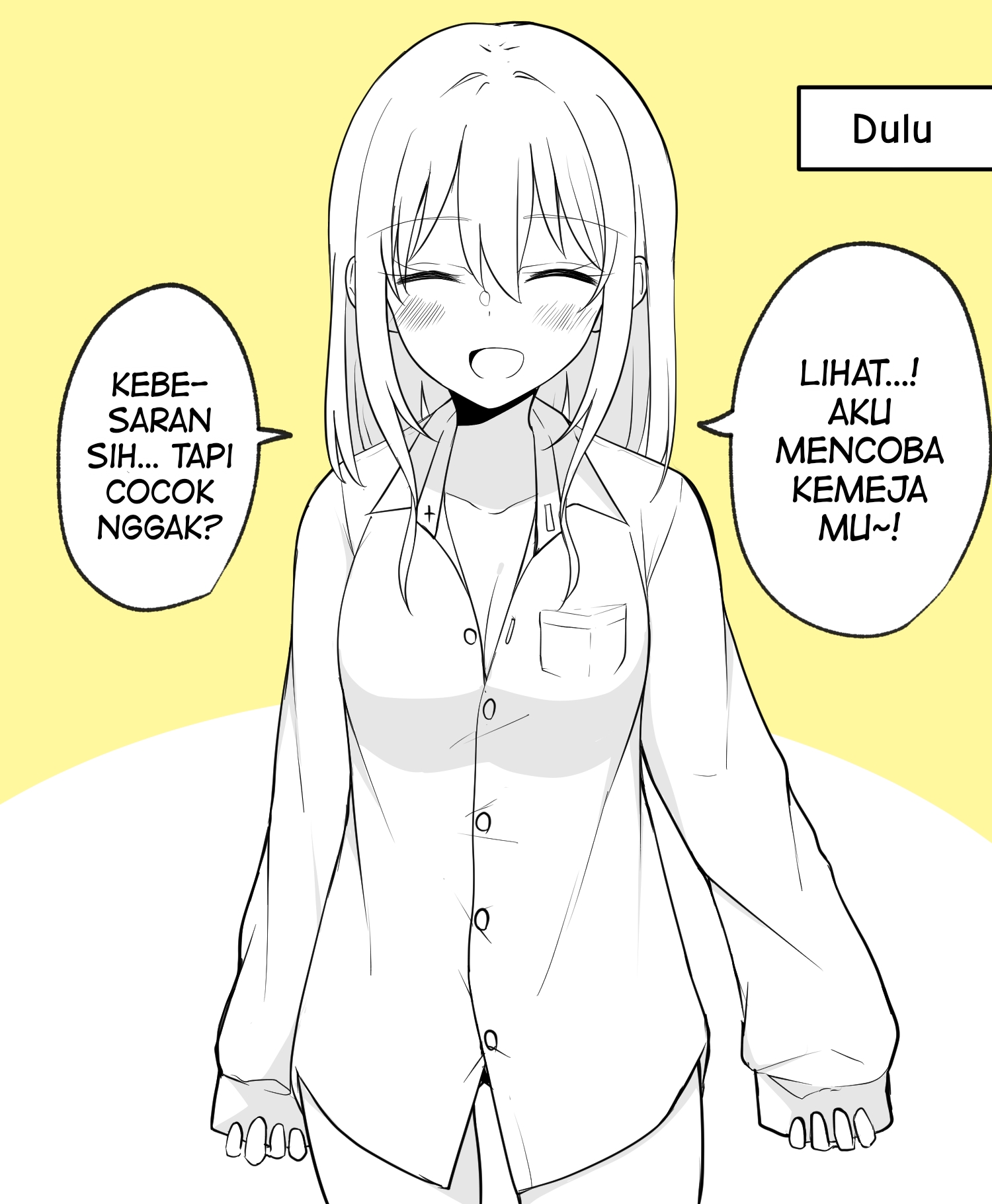 Komik Daily Life of a Couple in Which the Boyfriend Became a Girl One Day Chapter 02 gambar 1