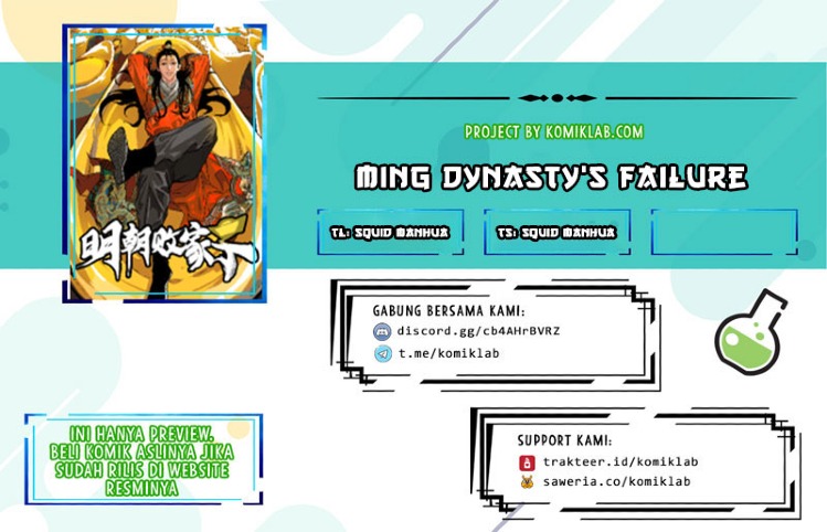 Komik Ming Dynasty’s Failure Chapter 09 gambar 1