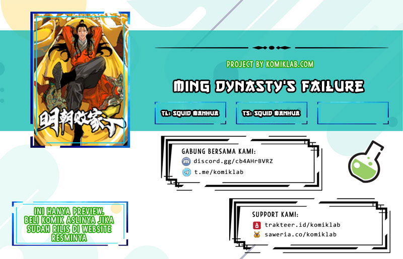 Komik Ming Dynasty’s Failure Chapter 03 gambar 1