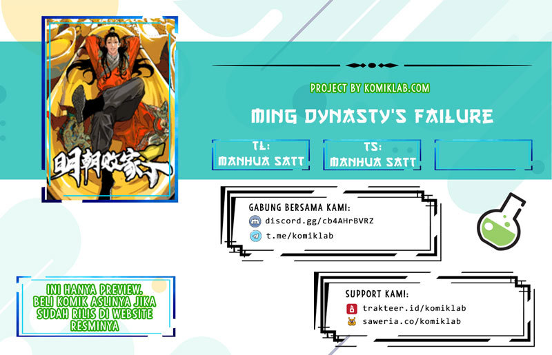 Komik Ming Dynasty’s Failure Chapter 01 gambar 1