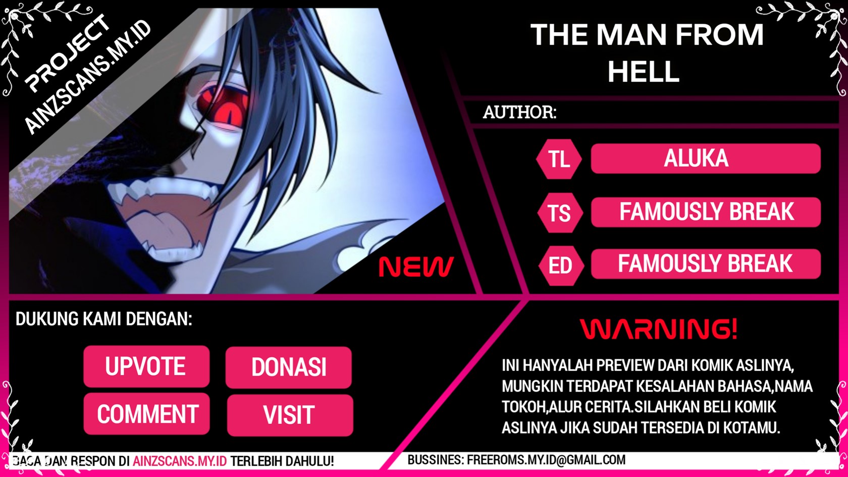 Komik Man From Hell Chapter 15 gambar 1