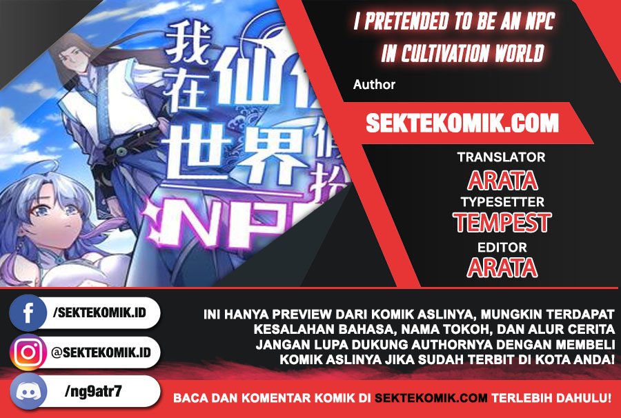 Komik I Pretended To Be An NPC In Cultivation World Chapter 03 gambar 1