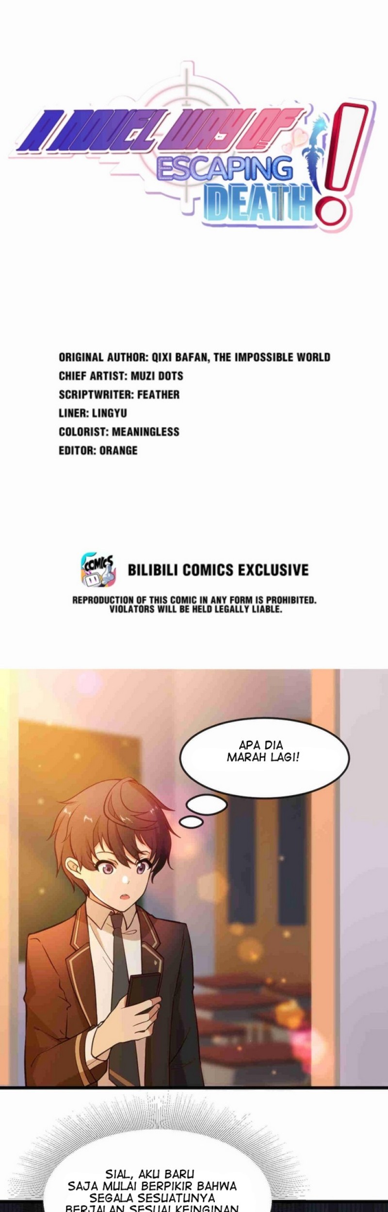 Manhua A Novel Way of Escaping Death Chapter 06 gambar 2
