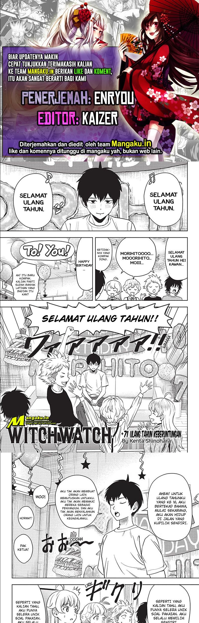 Komik Witch Watch Chapter 71 gambar 1