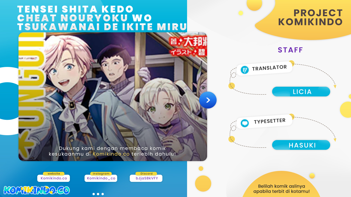 Komik Tensei Shita Kedo Cheat Nouryoku wo Tsukawanai De Ikite Miru Chapter 03.1 gambar 1