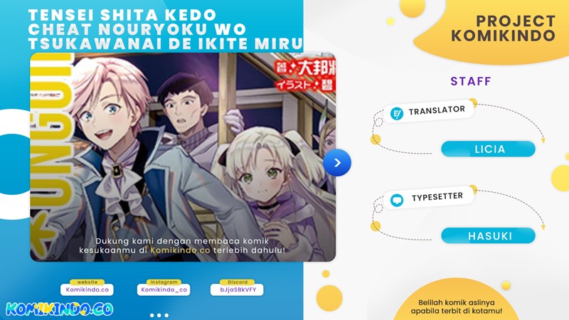 Komik Tensei Shita Kedo Cheat Nouryoku wo Tsukawanai De Ikite Miru Chapter 03 gambar 1