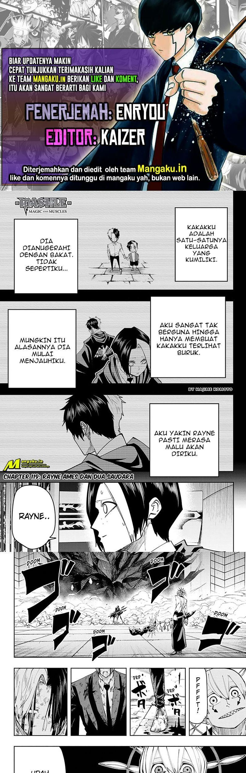 Komik Mashle: Magic and Muscles Chapter 119 gambar 1