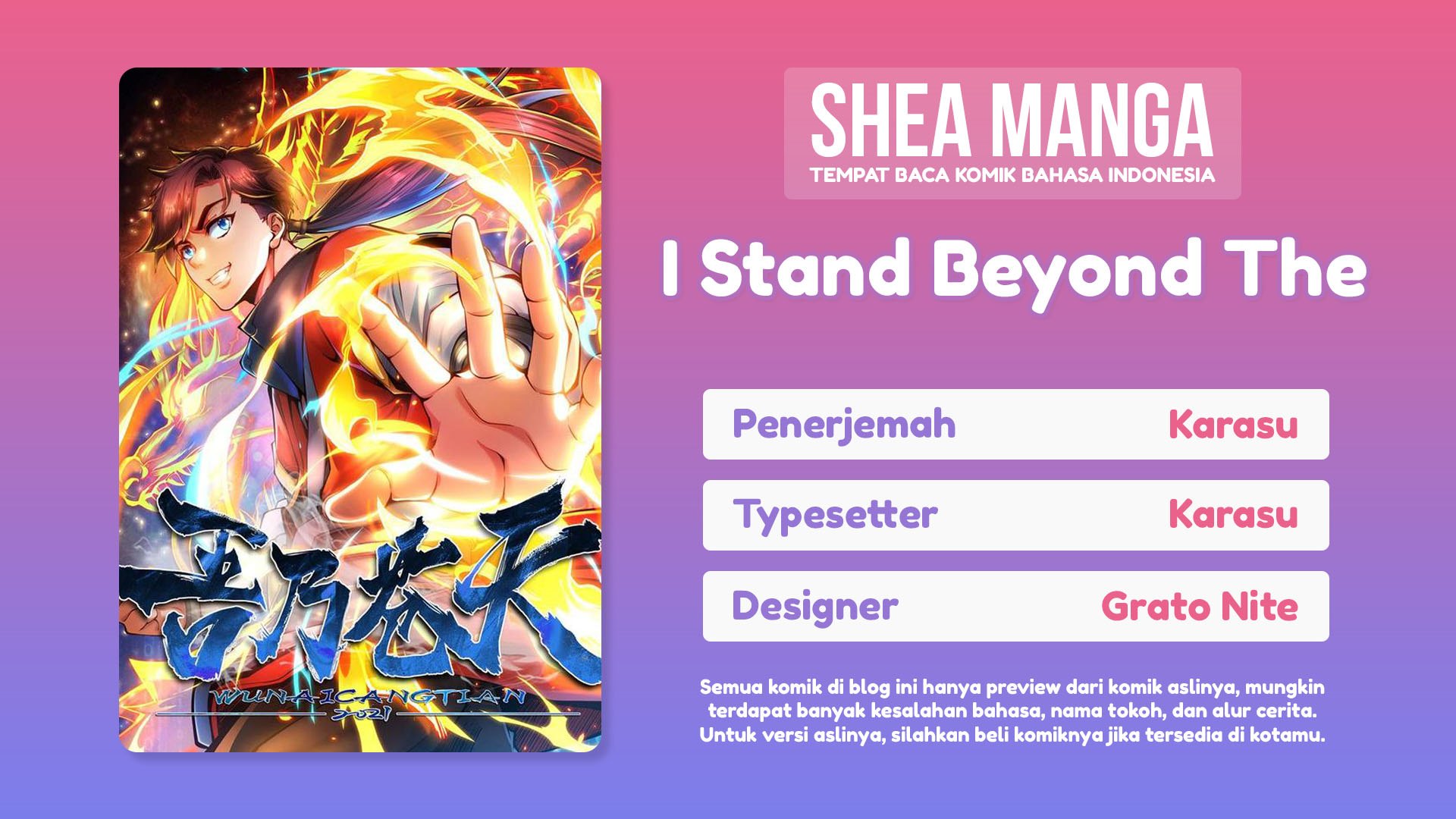 Komik I Stand Beyond The Heavens Chapter 01 gambar 1