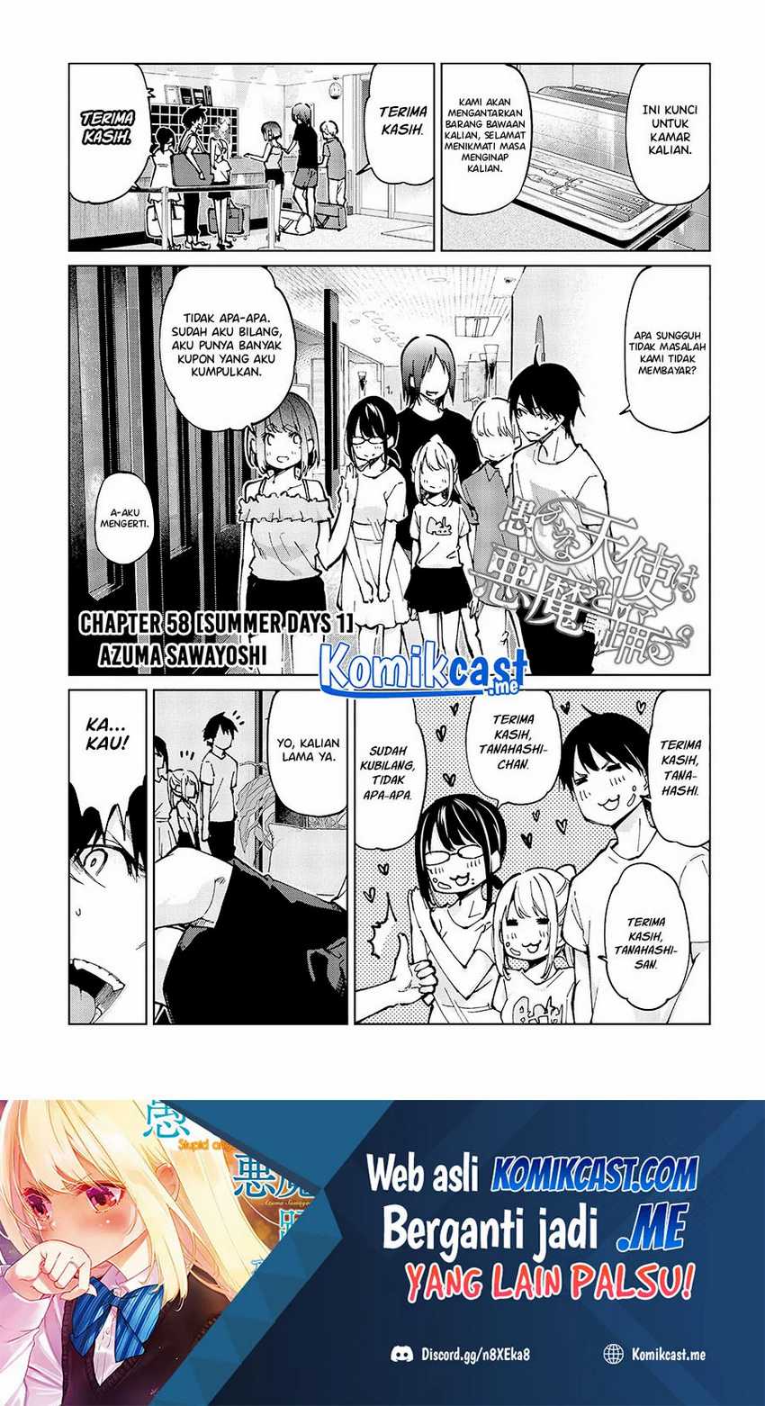 Manga Oroka na Tenshi wa Akuma to Odoru Chapter 58 gambar 2
