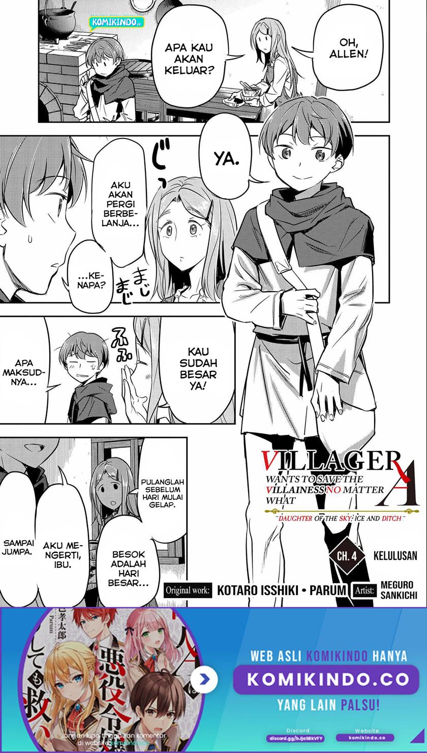 Manga Villager A Wants to Save the Villainess no Matter What! Chapter 04 gambar 2