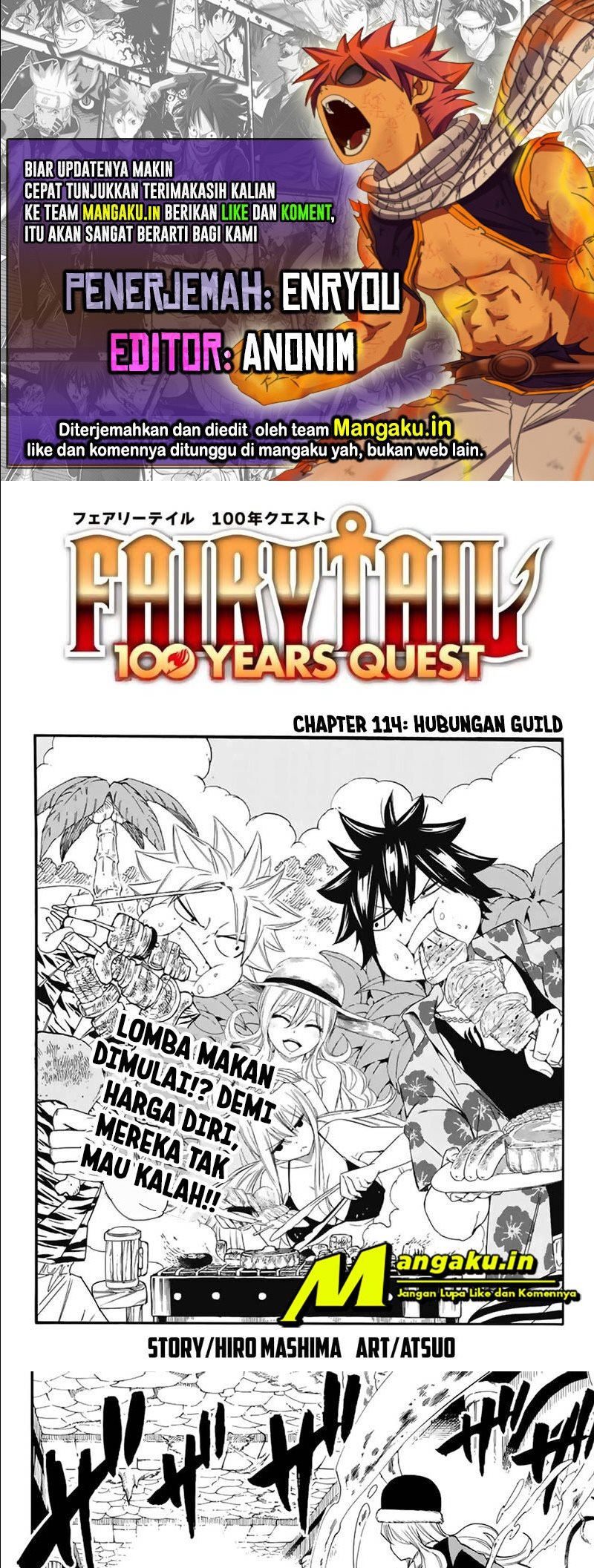 Komik Fairy Tail: 100 Years Quest Chapter 114 gambar 1