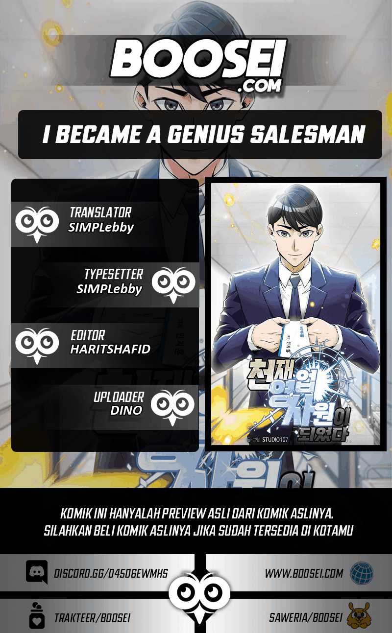 Komik I Became a Genius Salesman Chapter 01 gambar 1