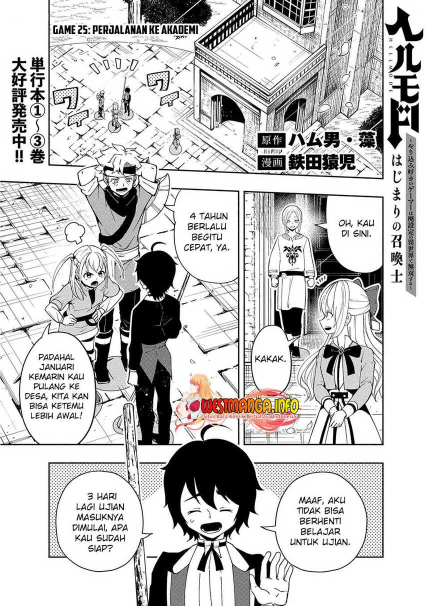 Manga Hell Mode: Yarikomi Suki no Gamer wa Hai Settei no Isekai de Musou Suru Chapter 25 gambar 2
