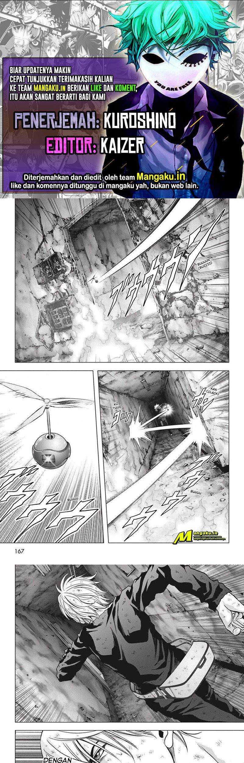 Komik Btooom! Chapter 105.2 gambar 1