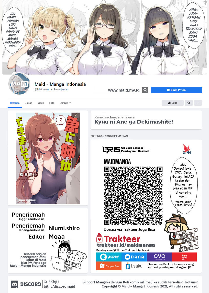 Manga Kyuu ni Ane ga Dekimashite! Chapter 07 gambar 2