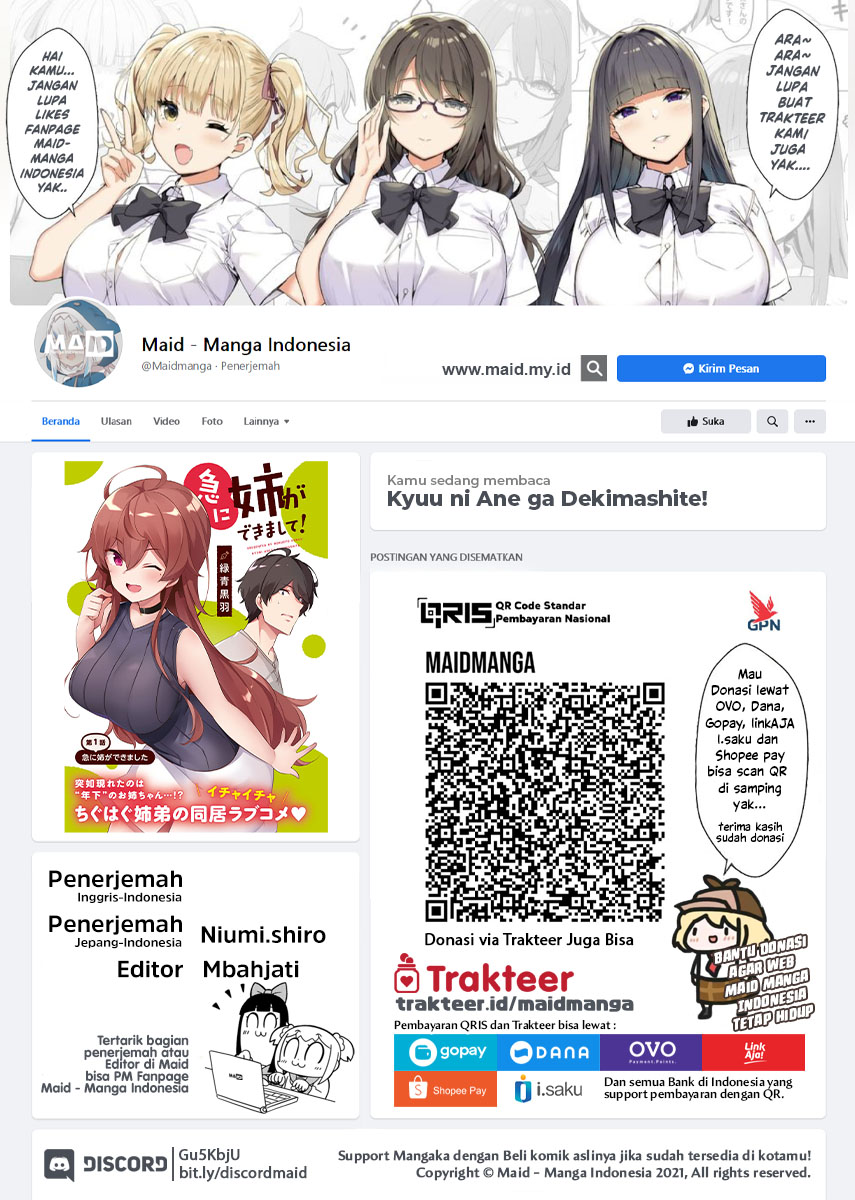 Komik Kyuu ni Ane ga Dekimashite! Chapter 01 gambar 1