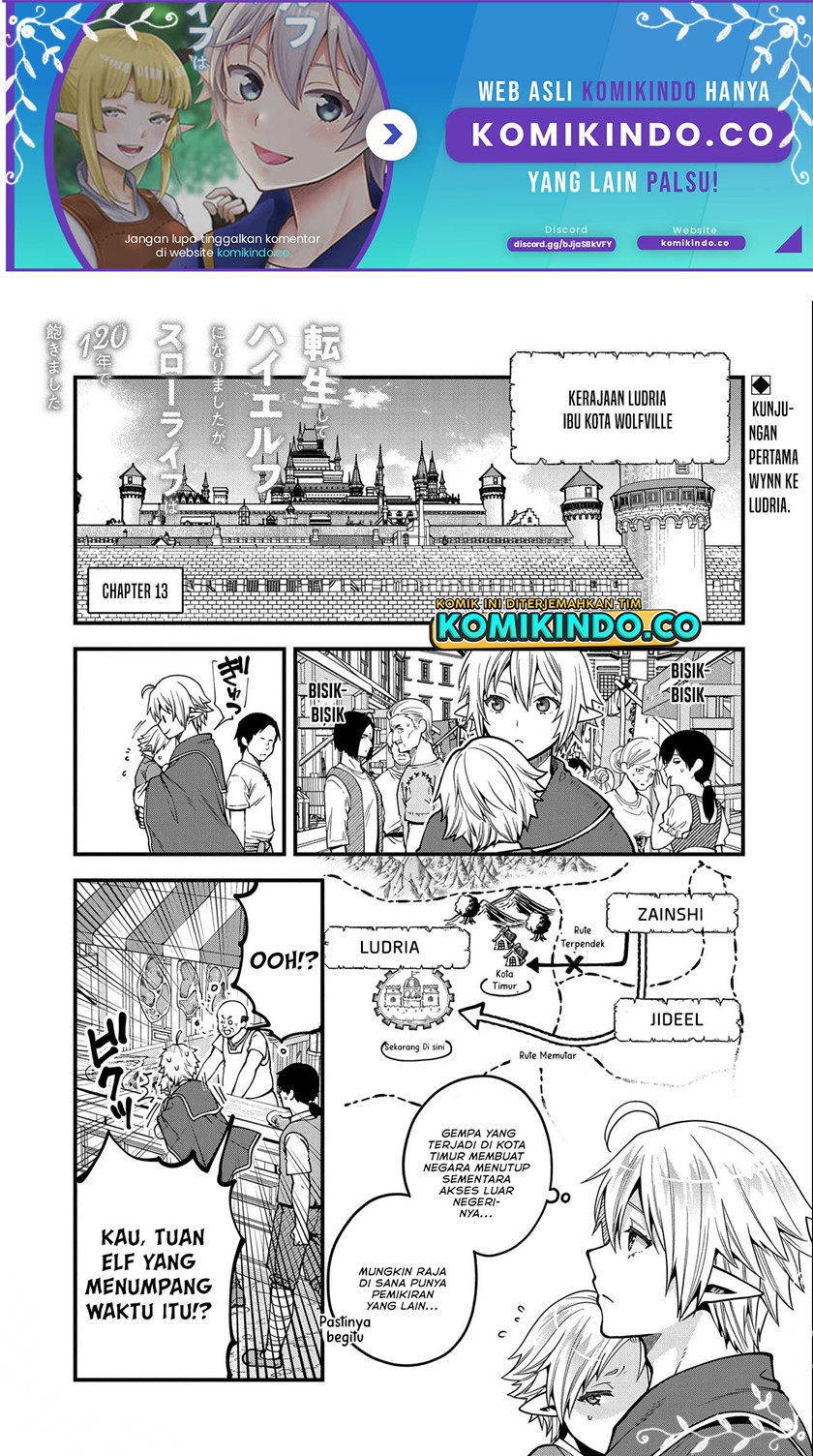 Manga Tensei Shite High Elf ni Narimashitaga, Slow Life wa 120-nen de Akimashita Chapter 13 gambar 2