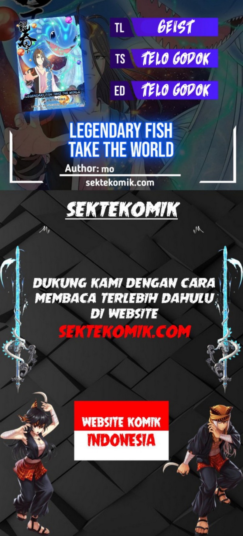 Komik Legendary Fish Take The World Chapter 91 gambar 1