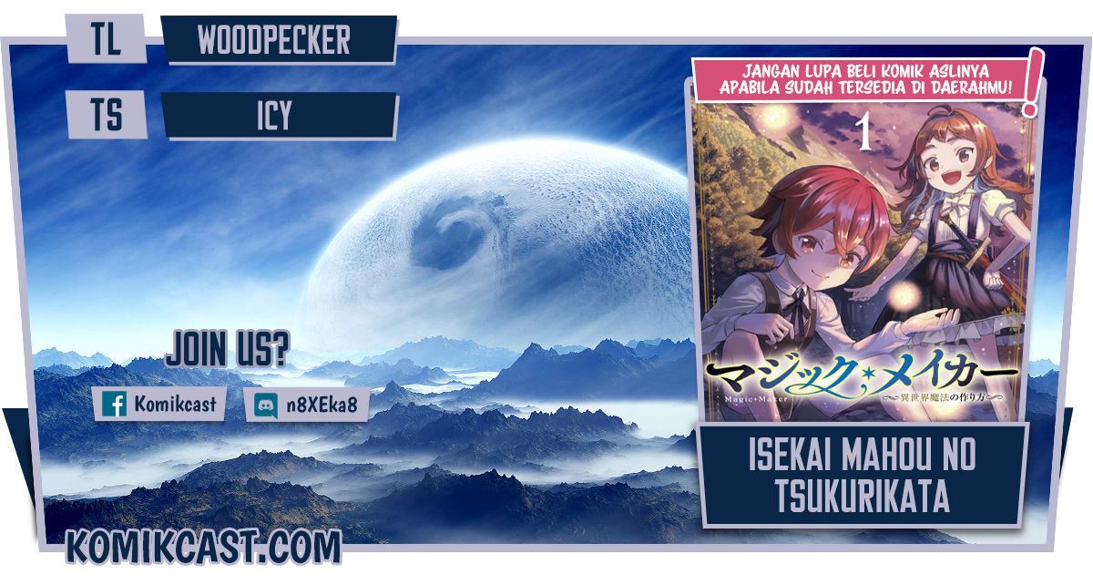 Komik Magic Maker – Isekai Mahou no Tsukurikata Chapter 01.3 gambar 1