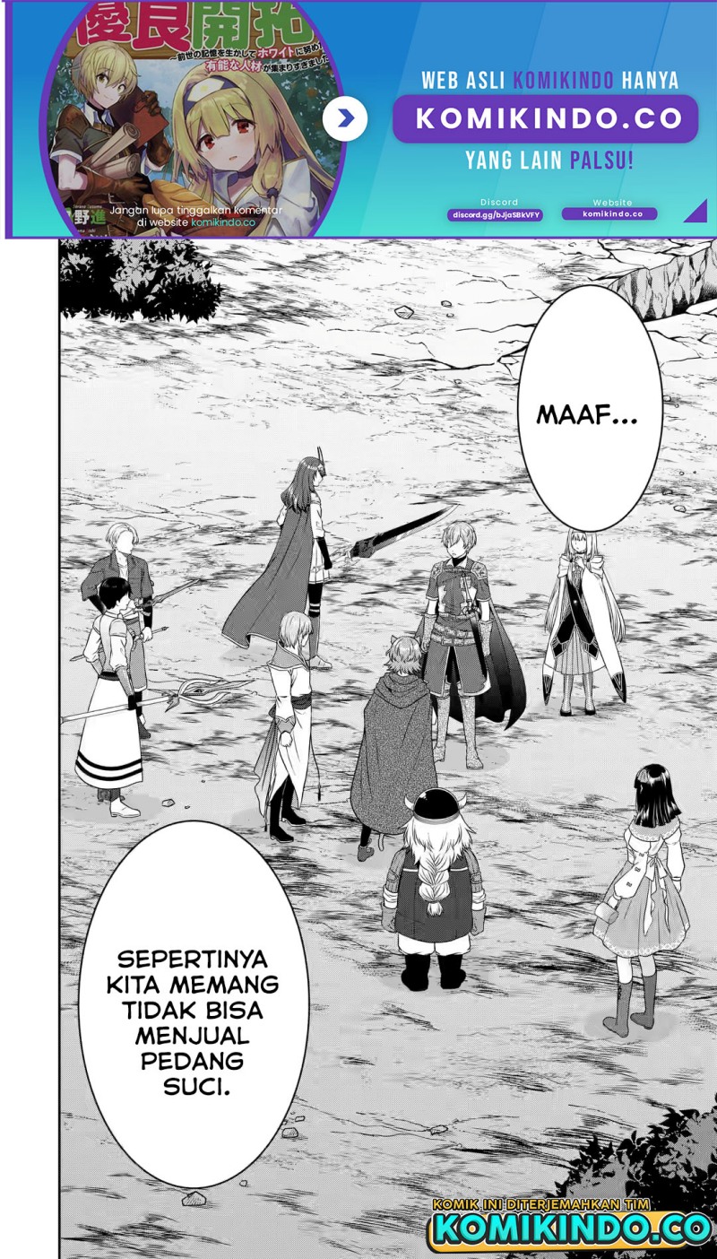 Manga Tensei Ryoushu no Yuuryou Kaitaku: Zensei no Kioku o Ikashite White ni Tsutometara, Yuunou na Jinzai ga Atsumari Sugimashita Chapter 22.2 gambar 2