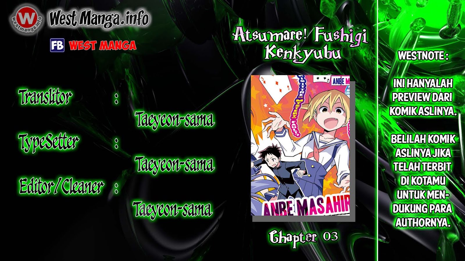 Atsumare! Fushigi Kenkyuubu Chapter 03 - Halaman 3