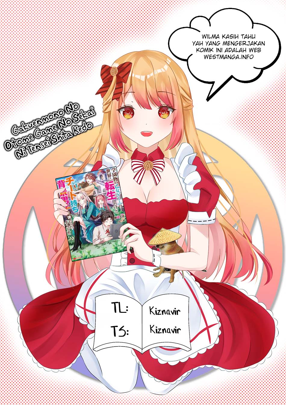 Komik Gakuenmono No Otome Game No Sekai Ni Tensei Shita Kedo, Cheat-Mochi No Haikei Danshi Seitodatta You Desu Chapter 07.3 gambar 1