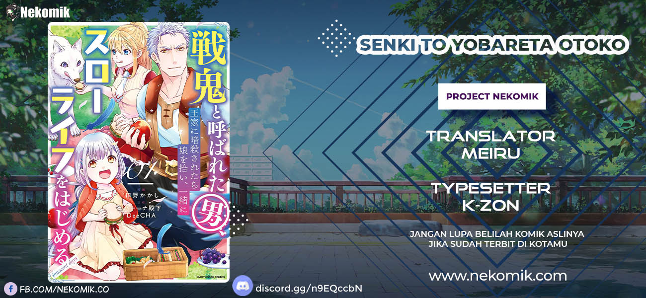 Komik Senki to Yobareta Otoko, Puke ni Ansatsu Saretara Musume wo Hiroi, Issho ni Slow Life wo Hajimeru Chapter 04 gambar 1