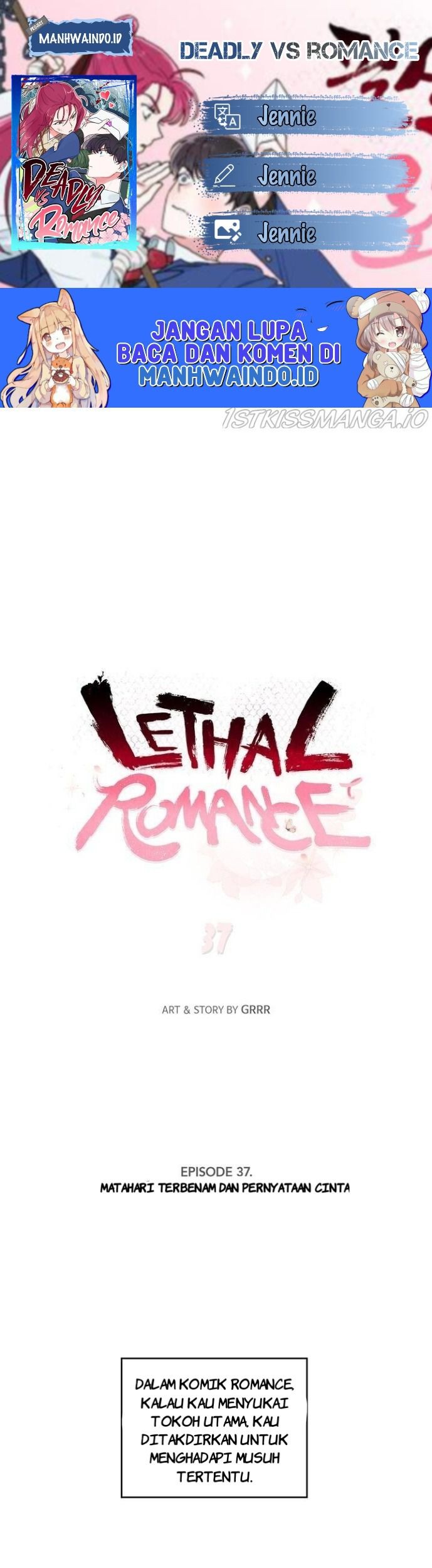 Komik Deadly VS Romance (Lethal Romance) Chapter 37 gambar 1