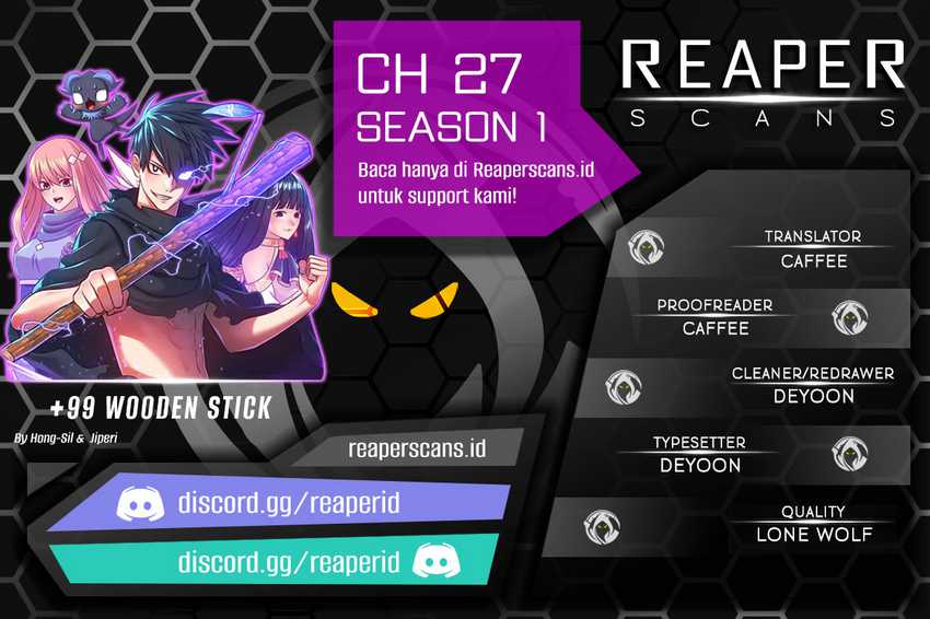 Komik +99 Wooden Stick Chapter 27 gambar 1