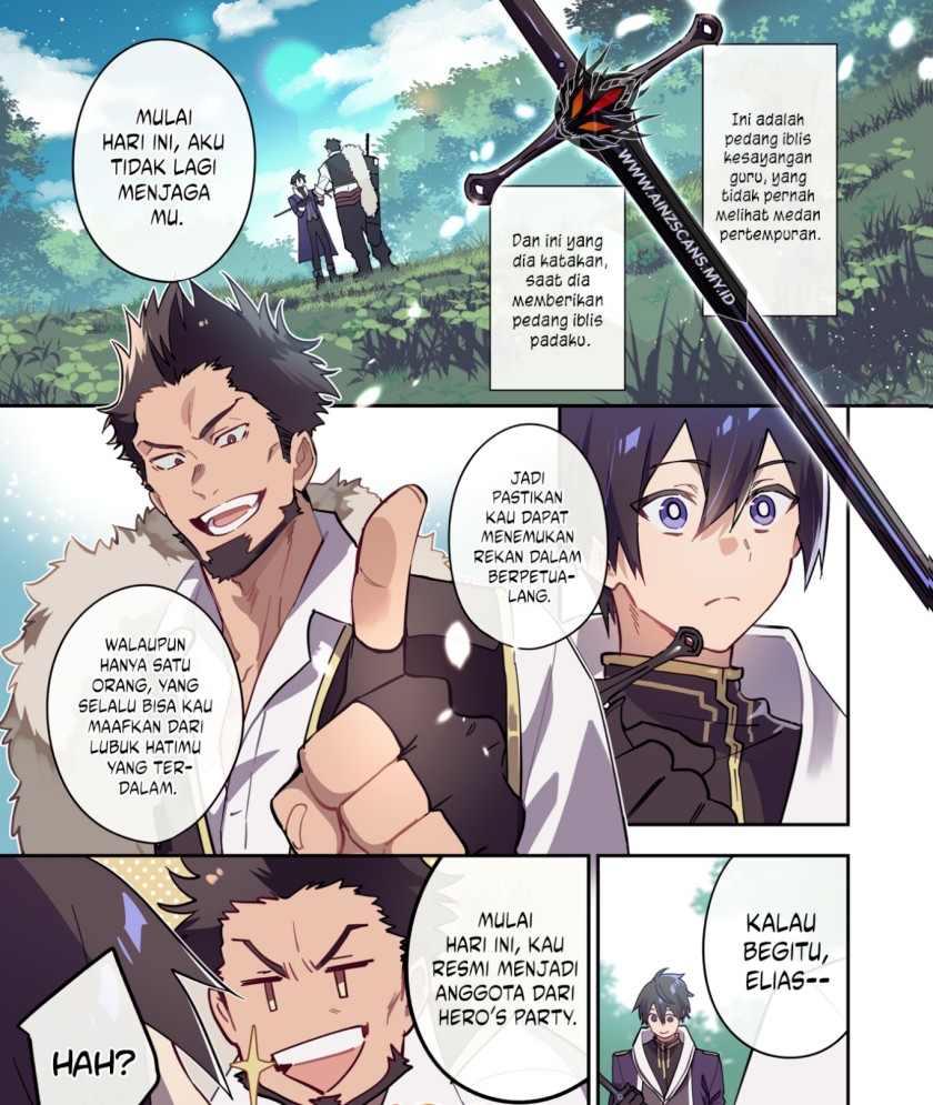Manga 0 Magic, a High Spirit, and a Demonic Sword Chapter 01 gambar 2