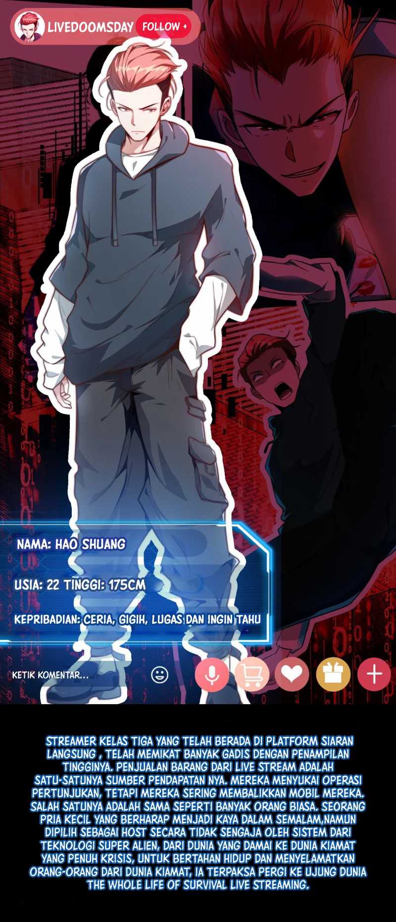 Komik Apocalypse Livestream – Start With Alpaca! Chapter 00.1 gambar 1
