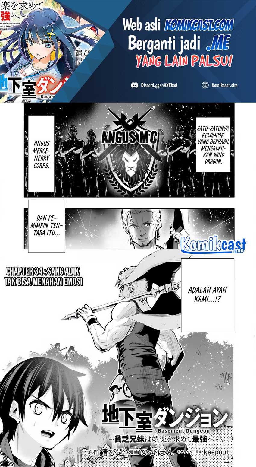 Chikashitsu Dungeon: Binbou Kyoudai wa Goraku o Motomete Saikyou e Chapter 34 - Halaman 2