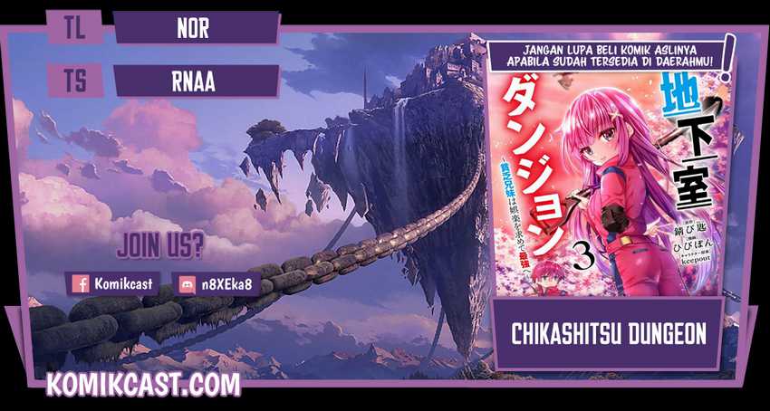 Komik Chikashitsu Dungeon: Binbou Kyoudai wa Goraku o Motomete Saikyou e Chapter 10 gambar 1