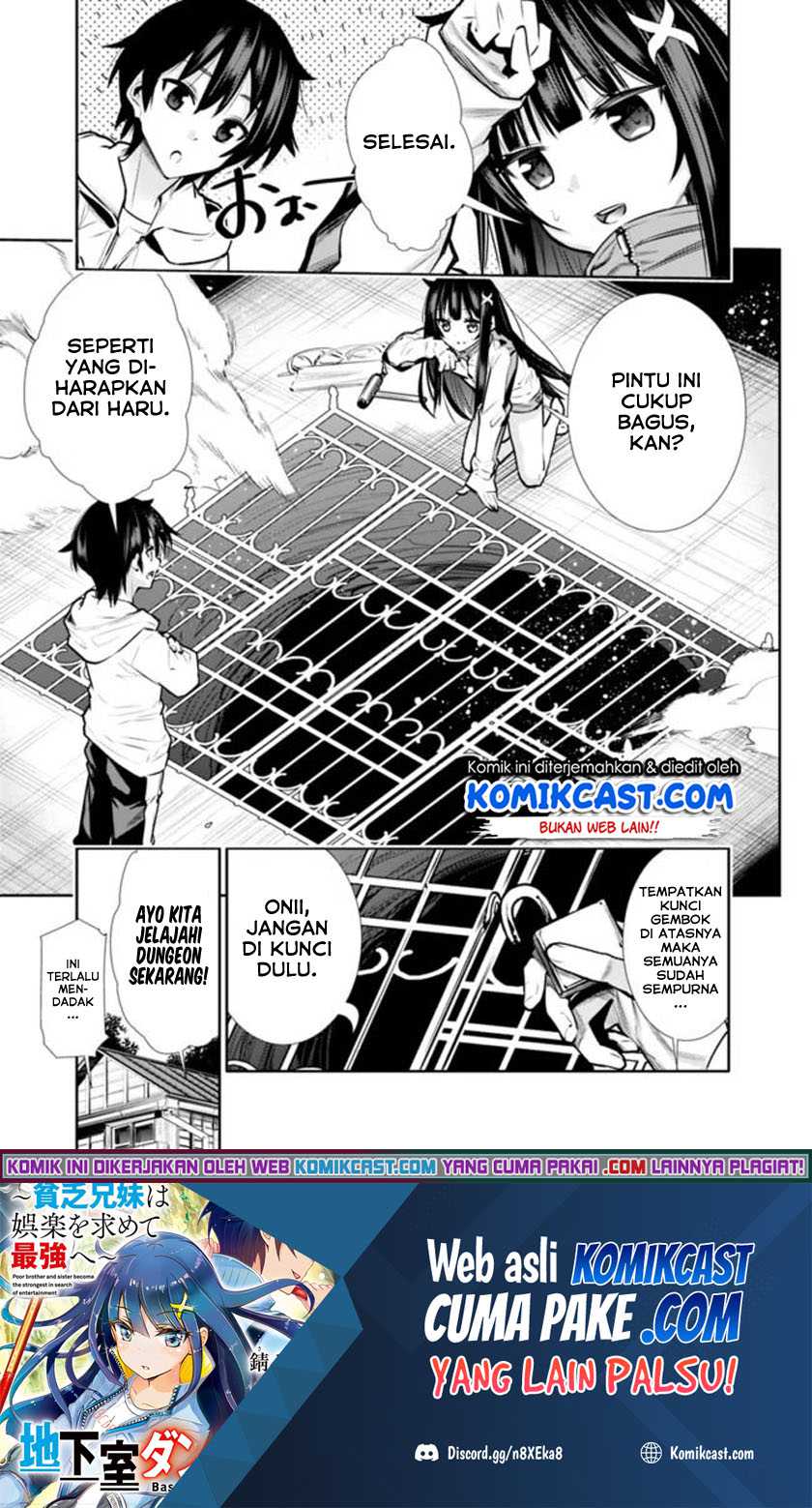 Manga Chikashitsu Dungeon: Binbou Kyoudai wa Goraku o Motomete Saikyou e Chapter 05 gambar 2