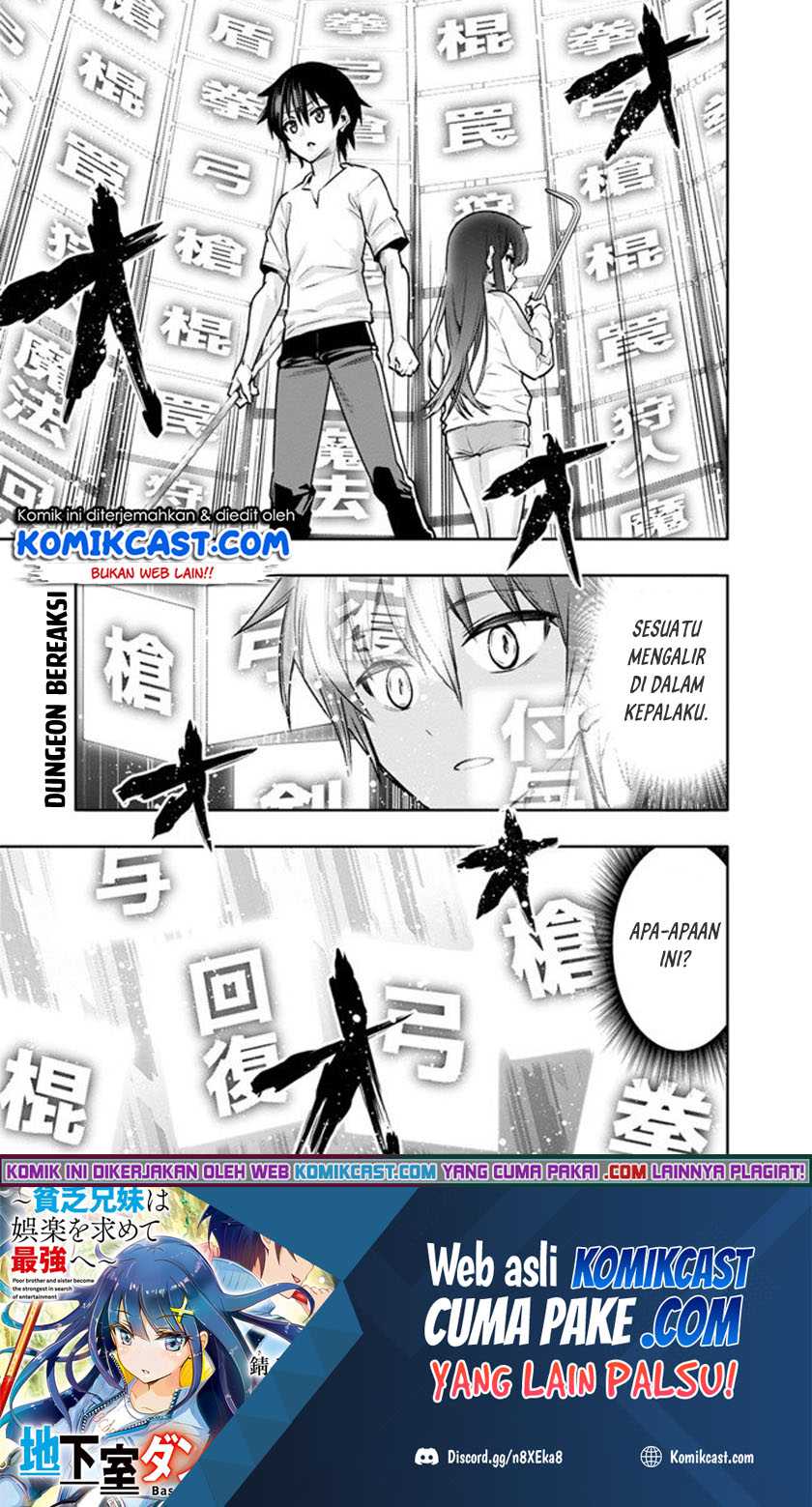 Chikashitsu Dungeon: Binbou Kyoudai wa Goraku o Motomete Saikyou e Chapter 03 - Halaman 2
