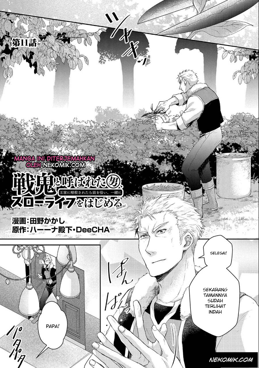 Manga Senki to Yobareta Otoko, Puke ni Ansatsu Saretara Musume wo Hiroi, Issho ni Slow Life wo Hajimeru Chapter 11 gambar 2