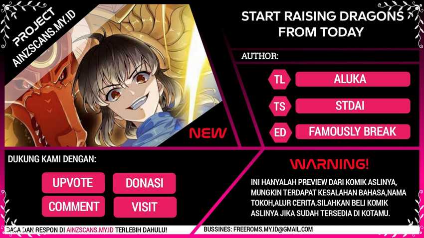 Komik Start Raising Dragons From Today Chapter 06 gambar 1