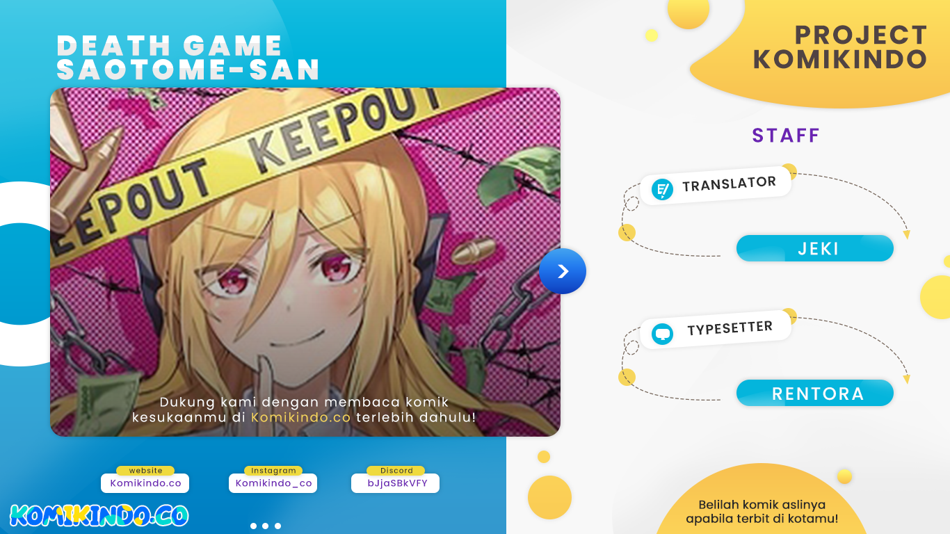 Komik The Death Game Is All That Saotome-san Has Left Chapter 10 gambar 1