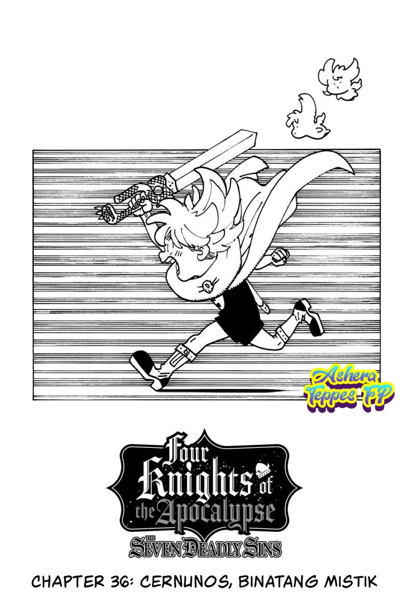 Manga Mokushiroku no Yonkishi Chapter 36 gambar 2