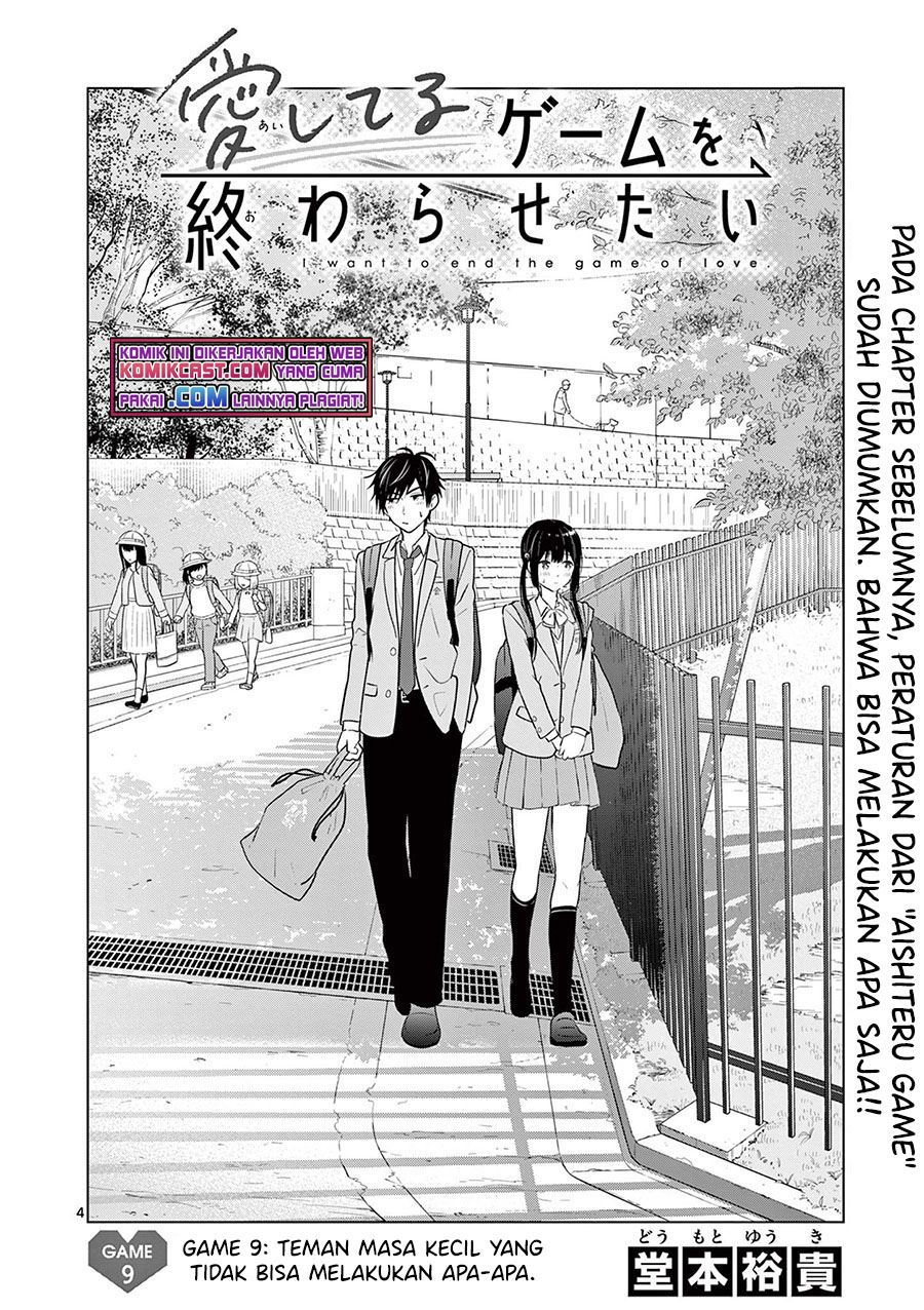 Aishiteru Game wo Owarasetai Chapter 9 - Halaman 4