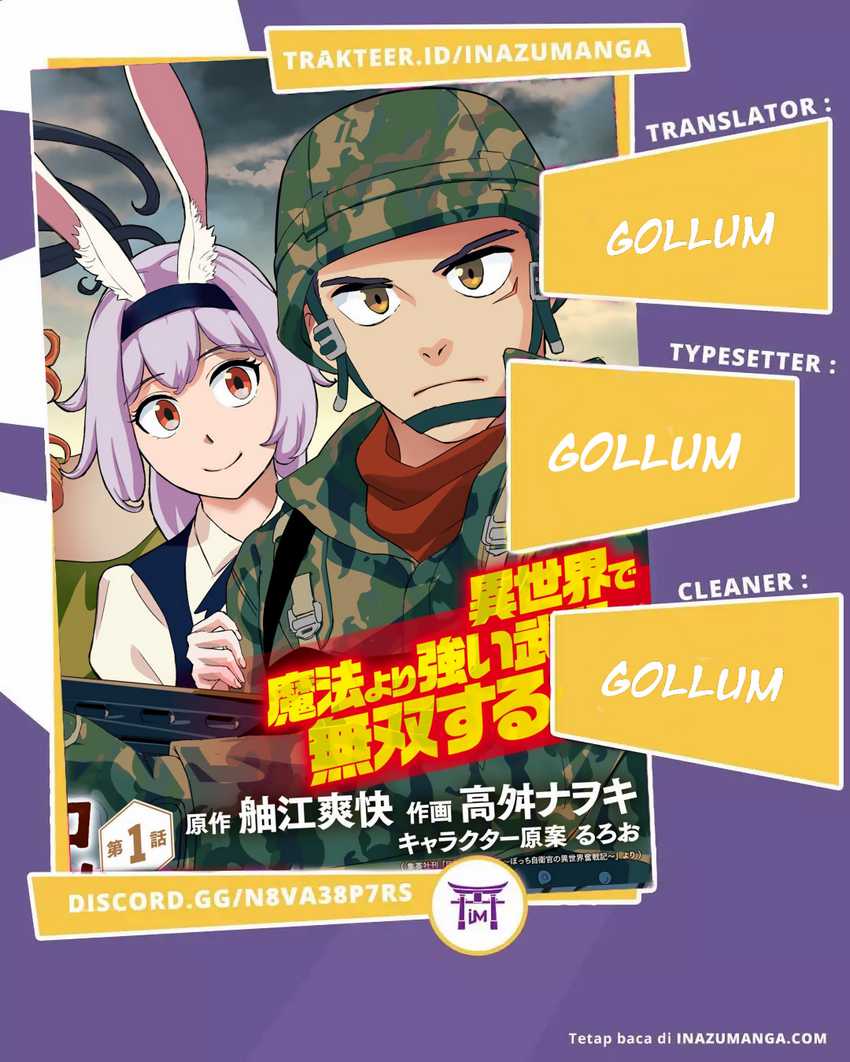 Komik Bocchi Jieikan no Isekai Funsenki Chapter 01 gambar 1